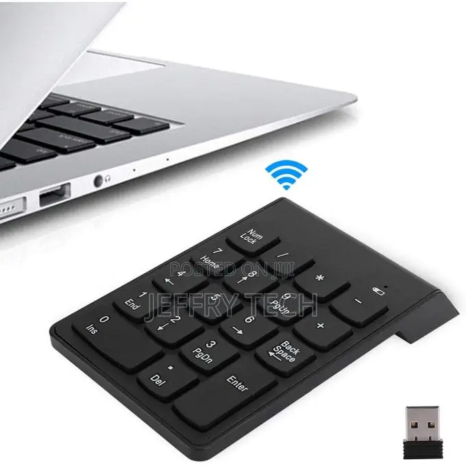 2.4ghz Wireless Usb Mini Numeric Keypad With 18 Keys