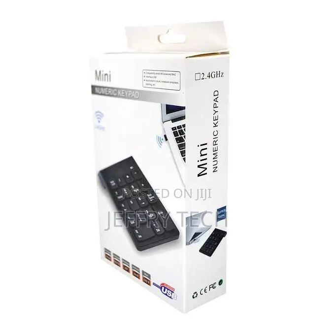 2.4ghz Wireless Usb Mini Numeric Keypad With 18 Keys