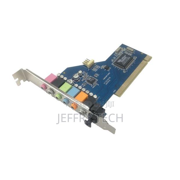 7.1 7 Channel Pci Sound Card Black - main view