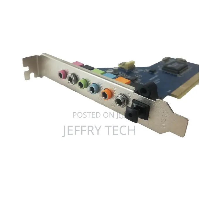 7.1 7 Channel Pci Sound Card Black