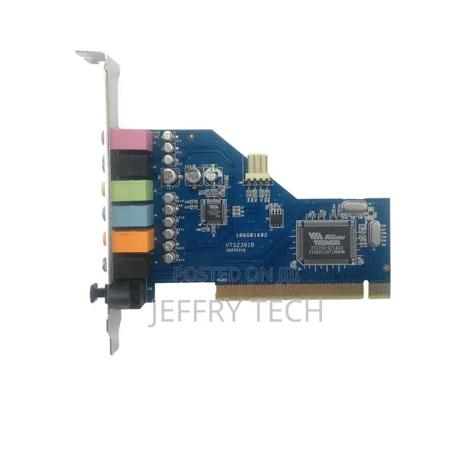 7.1 7 Channel Pci Sound Card Black