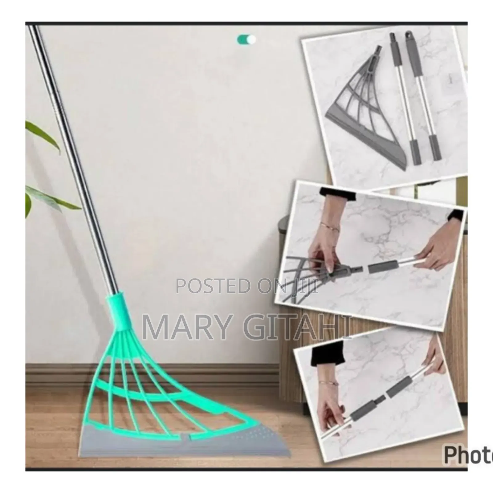 Silicone Floor Cleaning Squeegee Multi Coloured