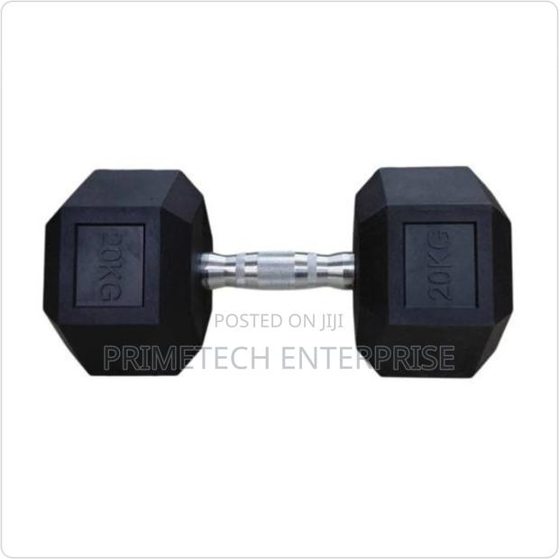 20kgs Hexagon Dumbbells-One Hand - main view
