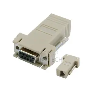 Removable Db9 (Rs232) Female to Rj45 Female Adapter
