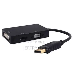 3-in-1 Displayport(Dp) to Hdmi/Dvi/Vga Converter Multifuncti