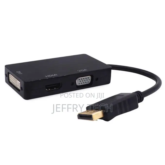 3-in-1 Displayport(Dp) to Hdmi/Dvi/Vga Converter Multifuncti