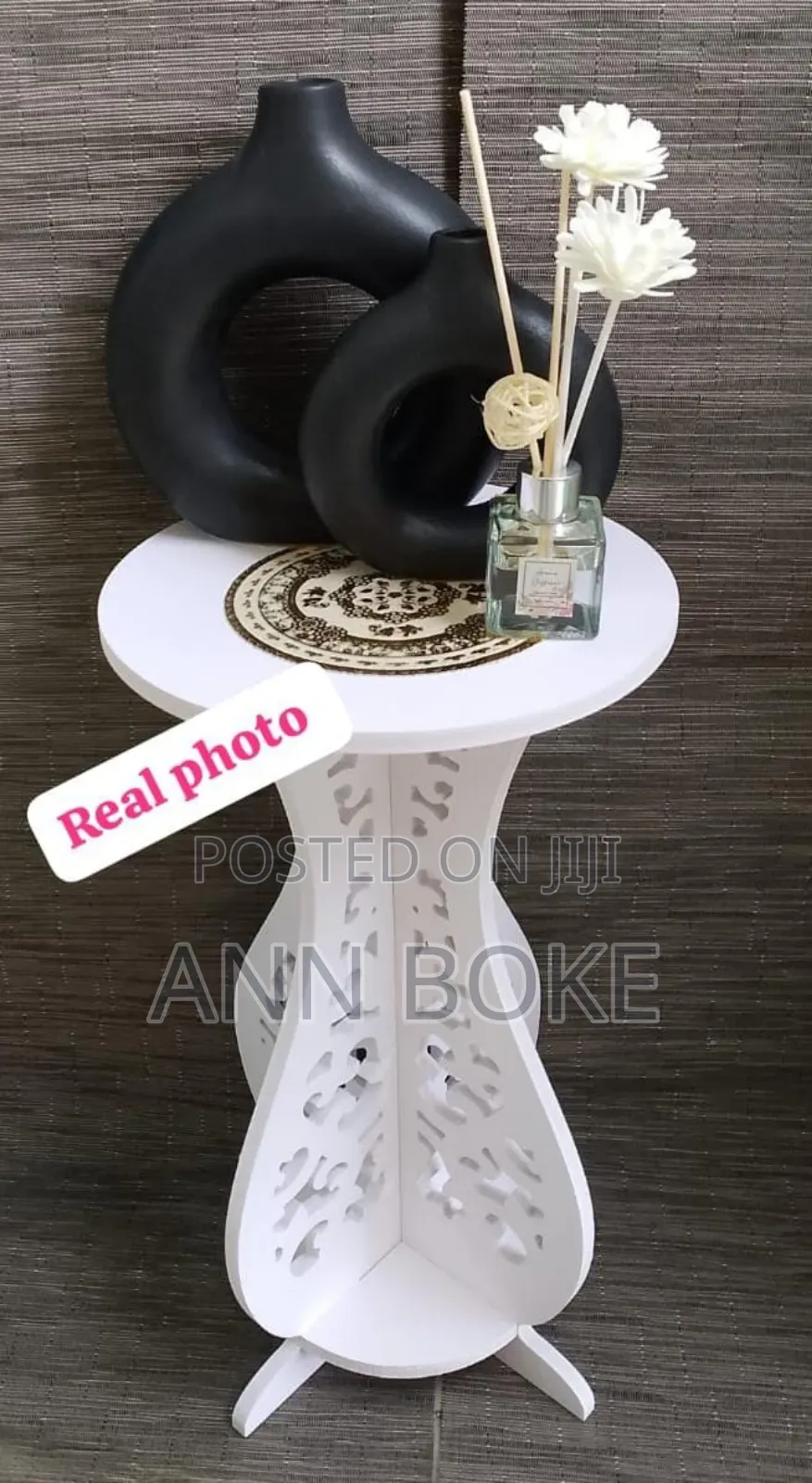 Quartered Decor/Coffee/ Flower Table + Place Mat