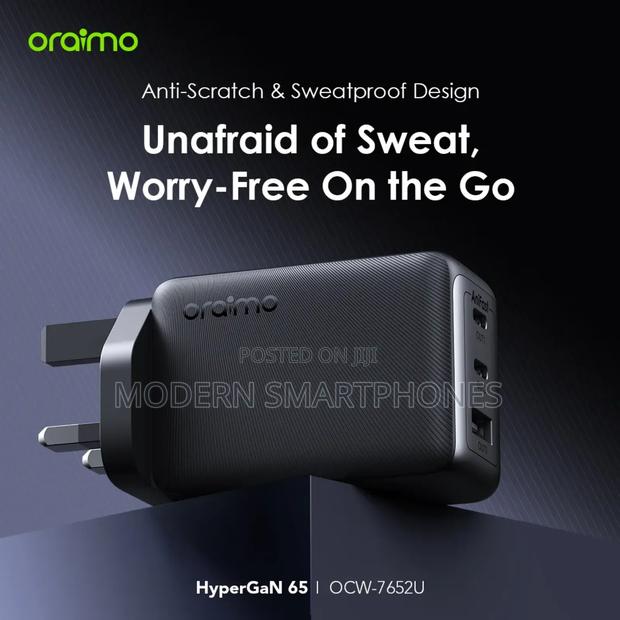 Oraimo Hypergan 65 65w Gan Wall Charger Kit With 100w - main view