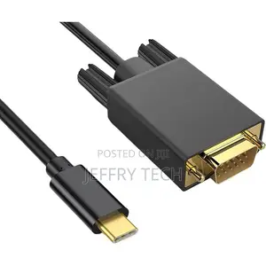 Usb Type-C Male to Vga Male Cable 1.8 M