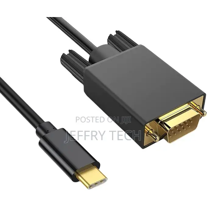 Usb Type-C Male to Vga Male Cable 1.8 M