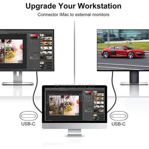 Usb Type-C Male to Vga Male Cable 1.8 M