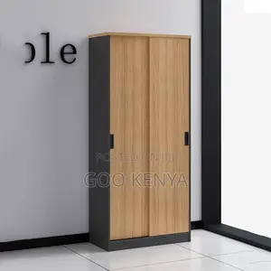 Office Cabinet ; Simple Modern Floor Library Wood Bookcase