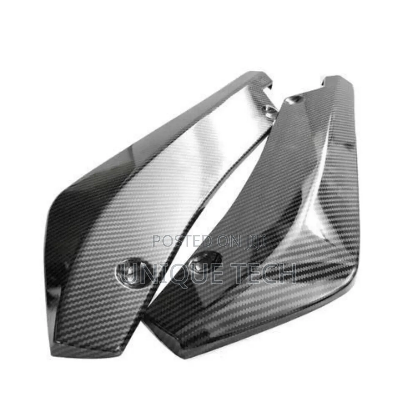 2pc Carbon Rear Diffuser /Sporty Bumper Lip Splitter
