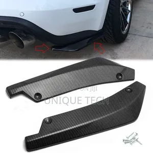 2pcs Carbon Bumper Lip Diffuser/ Universal Rear Splitter Set