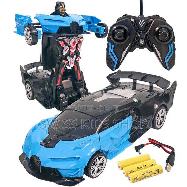 Robot Car / Remote Controlled Transformer Car - main view
