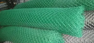 PVC Coated Hurricane Fence/Mesh Wire 10gauge 6ft 80x80mm