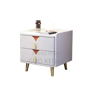 Home Cabinet ; Bedside Cabinet Modern Smart Double Storage