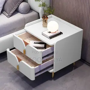 Home Cabinet ; Bedside Cabinet Modern Smart Double Storage