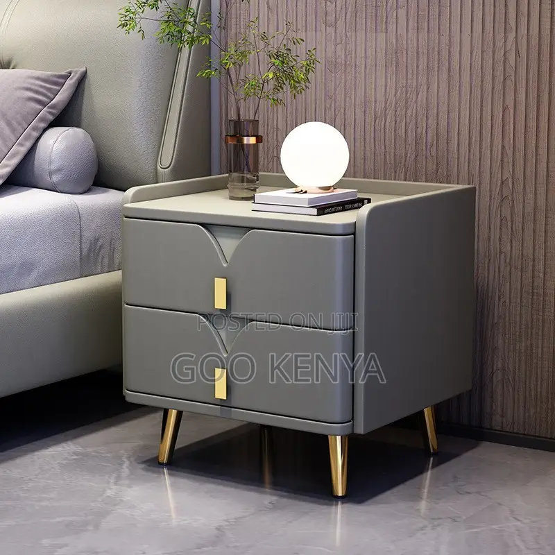 Home Cabinet ; Bedside Cabinet Modern Smart Double Storage