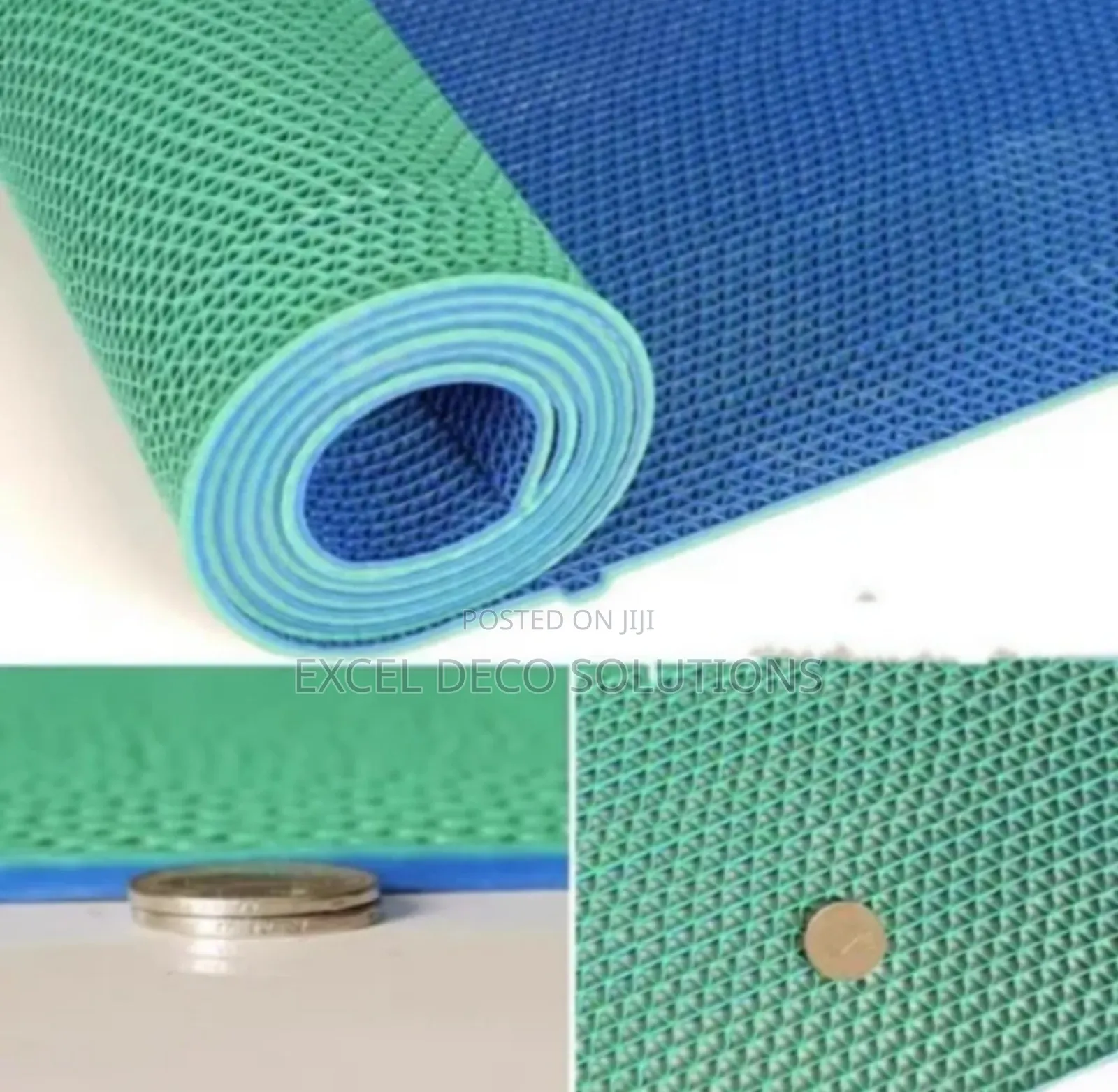 Anti-Slip PVC Mat With Edge Binding – Smooth Finish