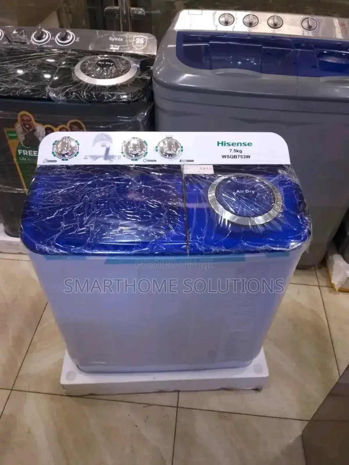 Hisense 7.5 Kg Washing Machine (Twin Tub Washing Machine)