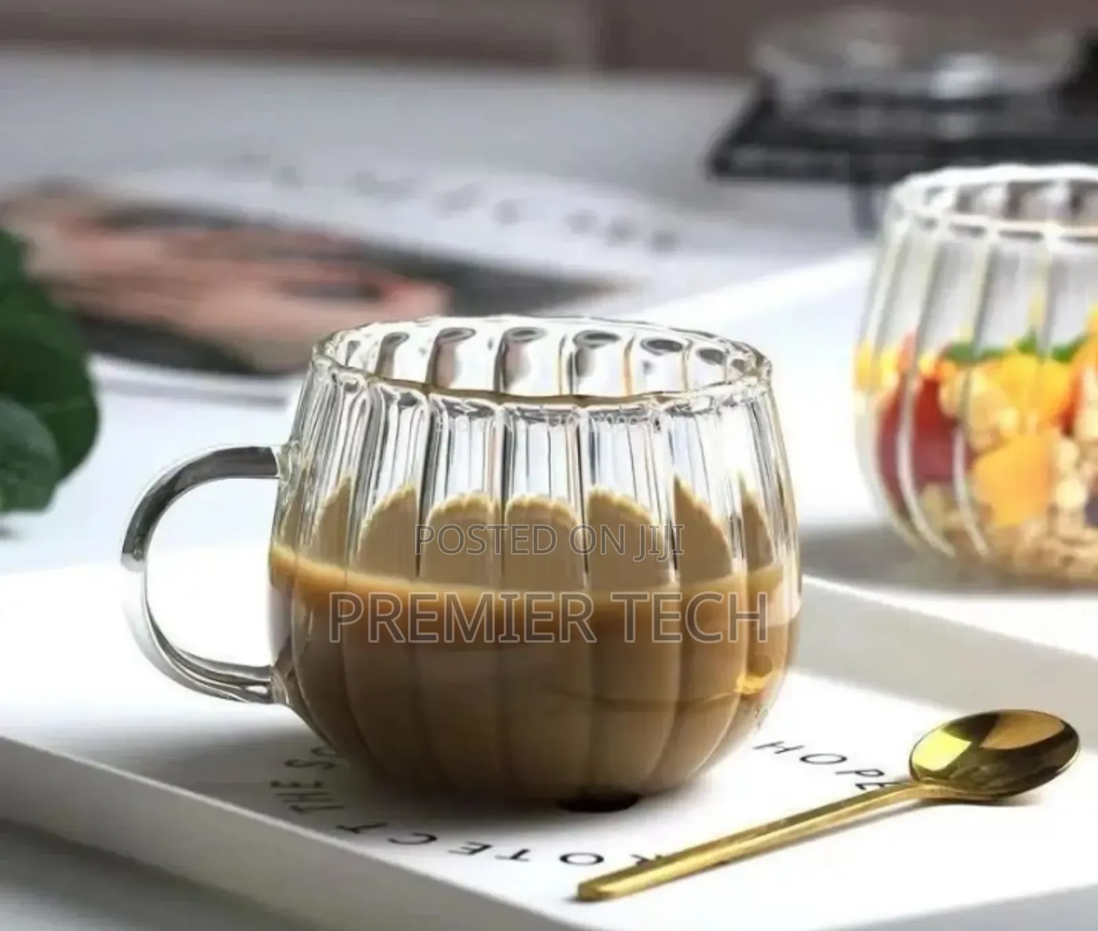 Nordic Ripple Glass Mug 360 Ml