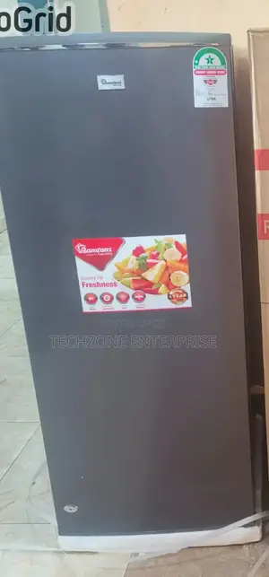 Ramtons Rf/140-Single Door 180lt Fridge-Silver (1yr Wrty)