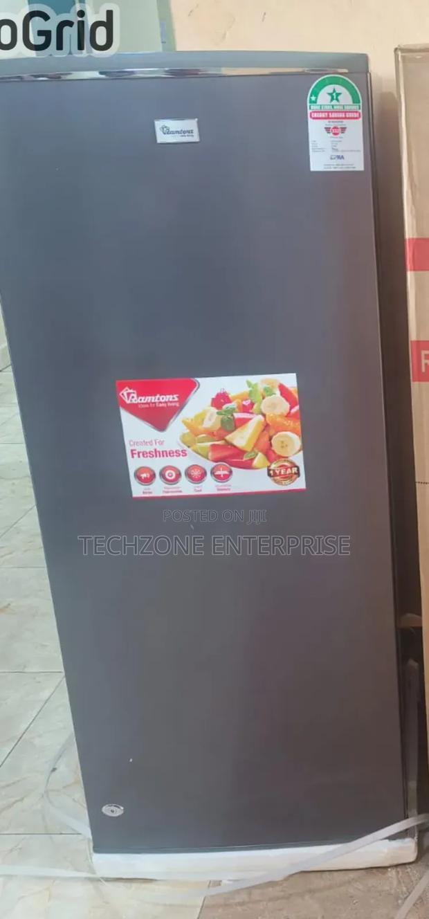 Ramtons Rf/140-Single Door 180lt Fridge-Silver (1yr Wrty) - main view