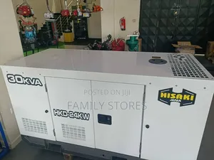 Hisaki Japan 30kva Diesel Silent Generator With Inbuilt Ats.