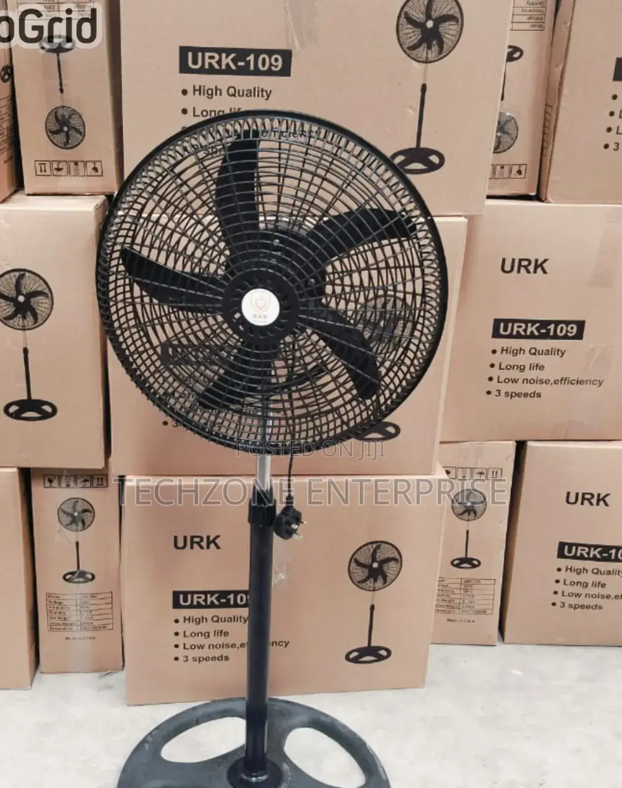 Urk 18 Inches Standing Fan With 5 Blades
