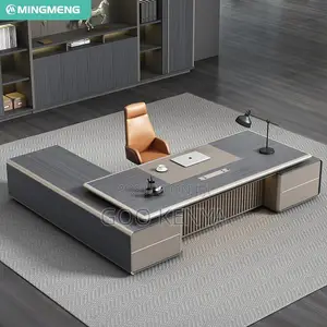 Office Desk ; Executive Luxury Office L-Shape Boss Desk