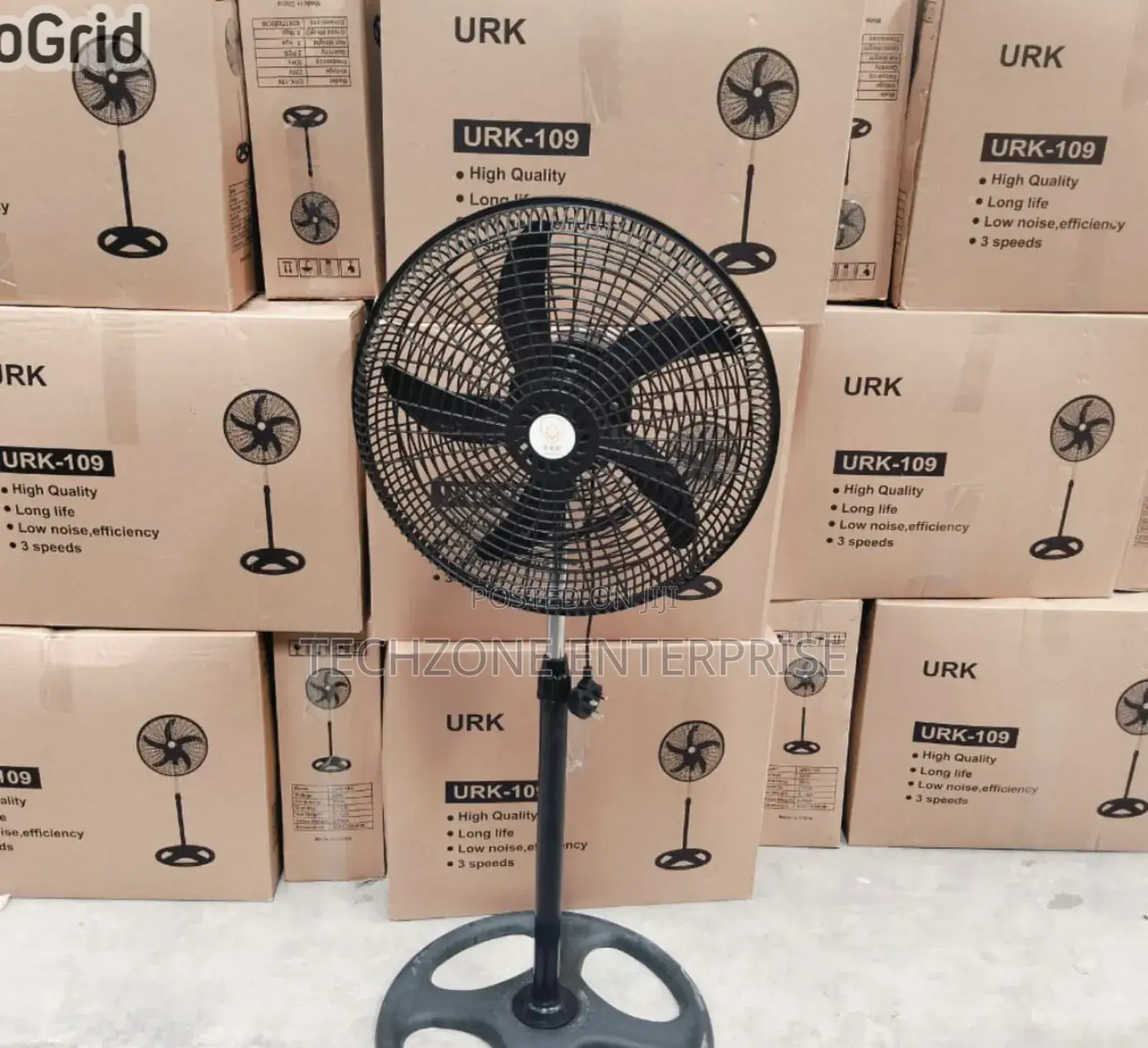 Urk 18 Inches Standing Fan With Adjustable Height