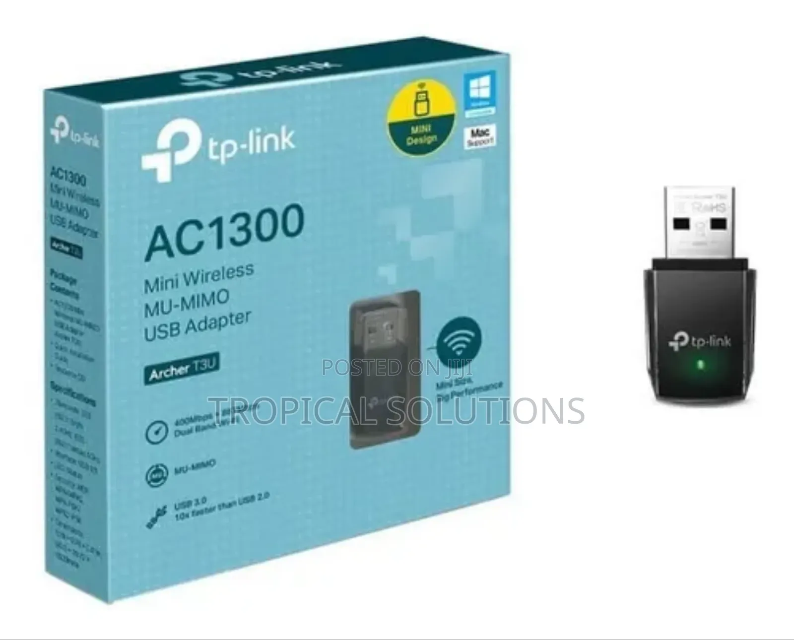 Tp-link Ac1300 Mini Wireless Mu-mimo Usb Adapter
