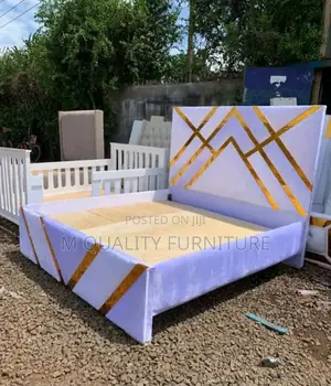 White 5 by 6 Board Quality Bed