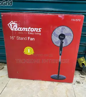 Ramtons Rm572 16′′ Standing Fans With Adjustable Height