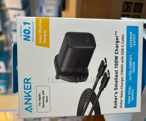 Anker Nano 100w Charger With 6ft 5a Usb-C to C Cable