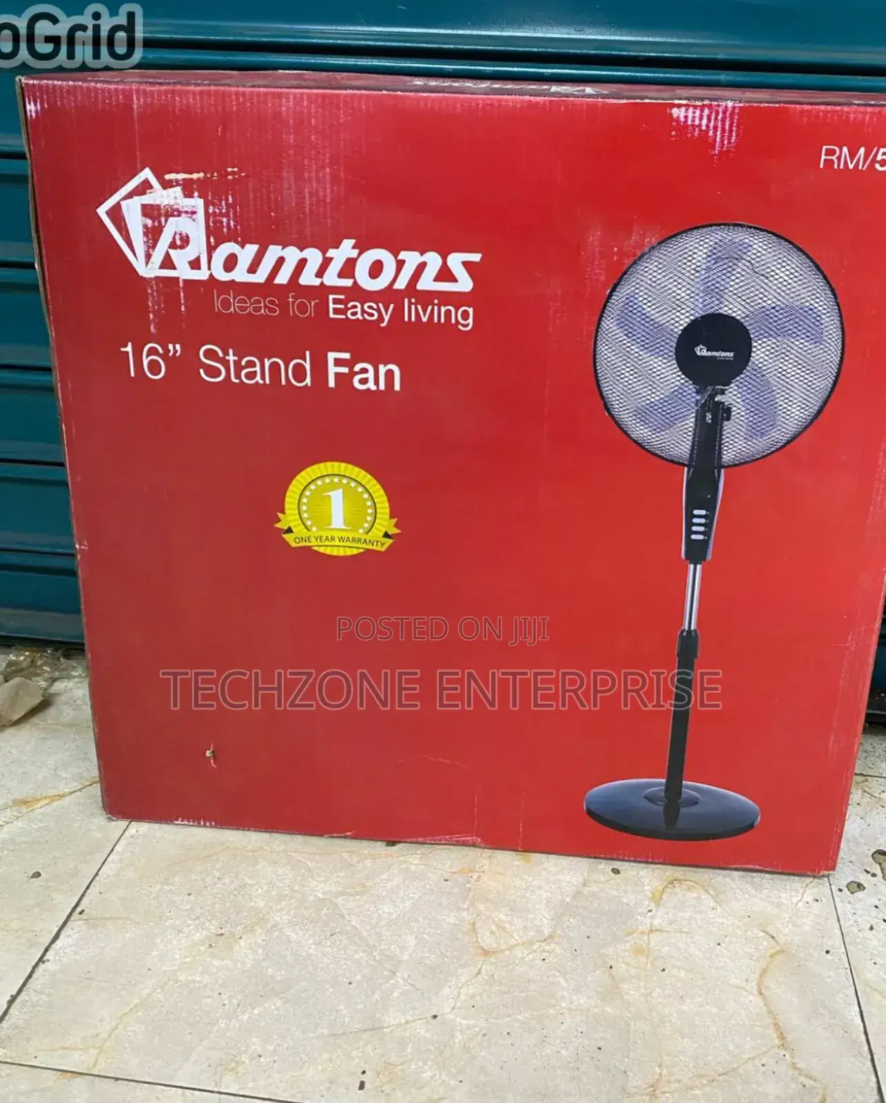 Ramtons Rm572 16′′ Standing Fans With Sturdy Base