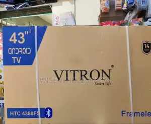 *Vitron 43" Smart Android Frameless With Bluetooth