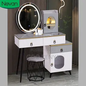 Makeup Vanities; Excellent Custom Makeup Dresser Table