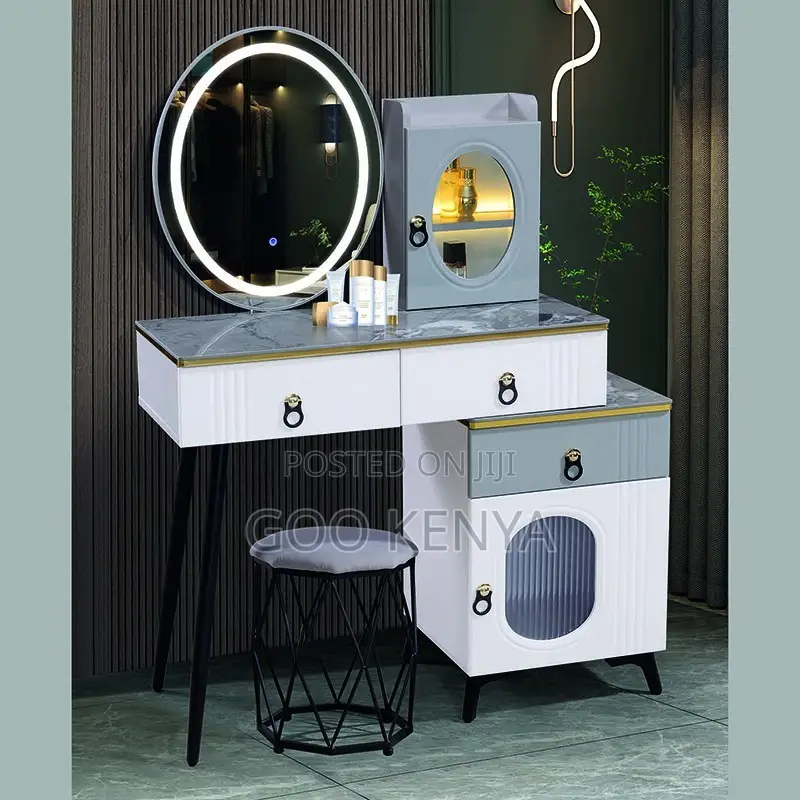 Makeup Vanities; Excellent Custom Makeup Dresser Table