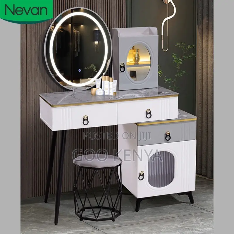 Makeup Vanities; Excellent Custom Makeup Dresser Table