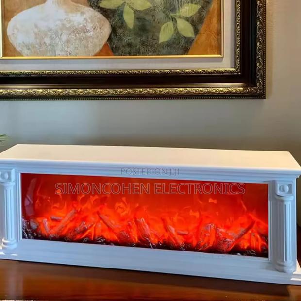Led Flame Fireplace Lantern - main view