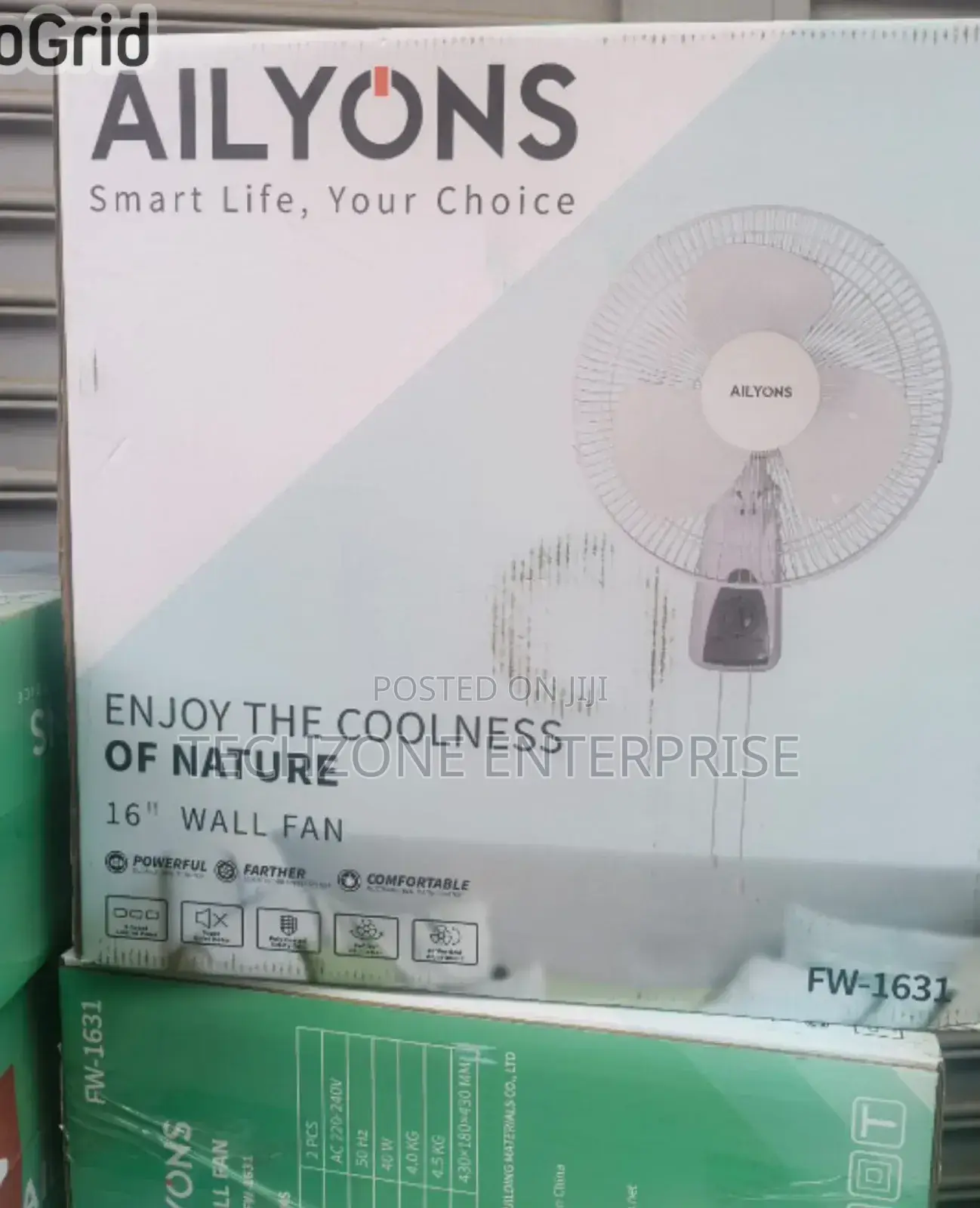 Ailyons Fw1631 16′′ Wall Fans With 3 Blades