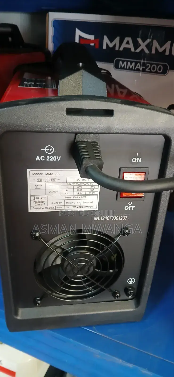 Maxmech Welding Machine 4.8 Kva