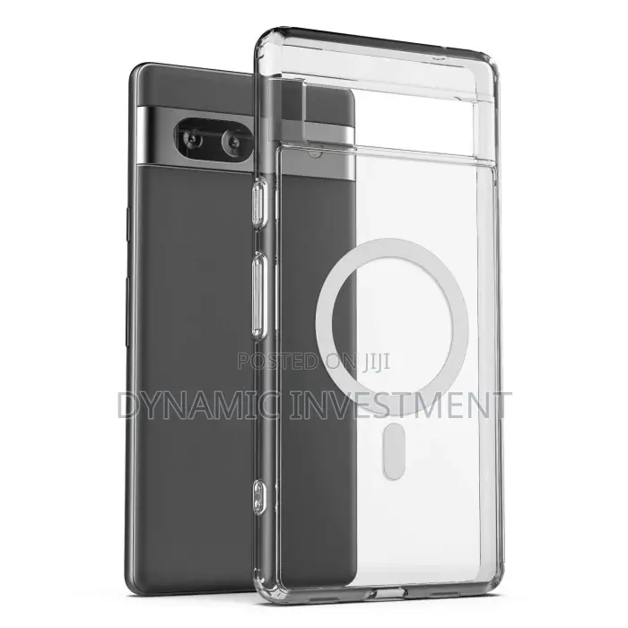 Google Pixel 7a Clear Magnetic Hybrid Magsafe Case/Cover at !