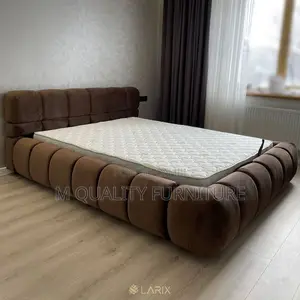 Brown 5 by 6 Modernized Bed