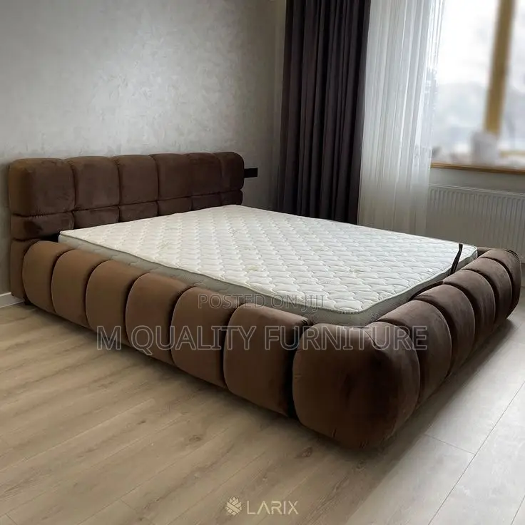 Brown 5 by 6 Modernized Bed