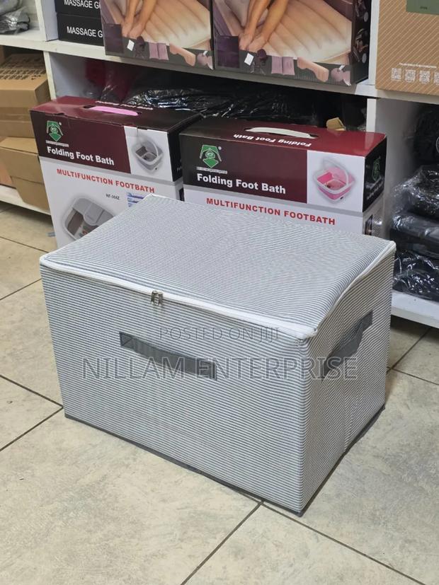 Large Capacity Collapsible Zipper Storage Box* - thumbnail 2