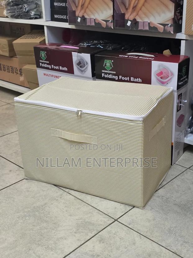 Large Capacity Collapsible Zipper Storage Box* - thumbnail 3