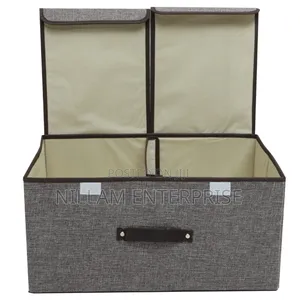 Foldable Cotton Linen Closet Storage Box